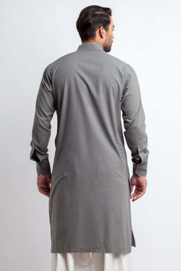 Elegant Lilac Grey Handwoven Cotton Kurta for Women - Boho Chic Tunic Top for Casual Wear, Festivals & Special Occasions