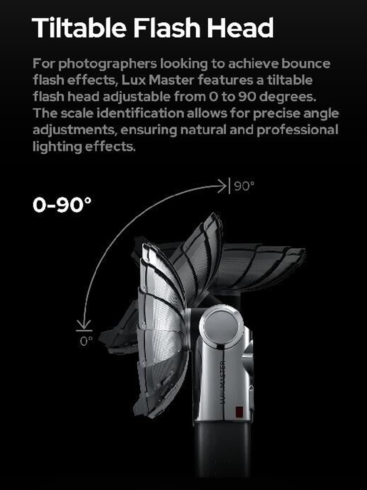 Godox Lux Master Retro TTL HSS Camera Flash with Touch Screen | Wireless Sync & Built-in Battery | 2.4G Wireless X System for Sony Nikon Canon Fuji Leica Sigma Panasonic | Perfect for Portrait, Wedding & Studio Photography