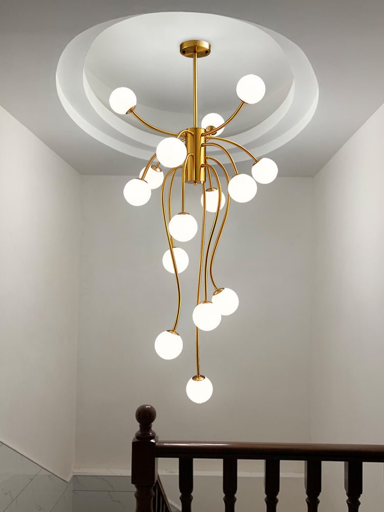 Caroline Chandelier - Elegant Crystal Ceiling Light Fixture for Dining Room, Bedroom & Living Room | Modern Home Decor Lighting