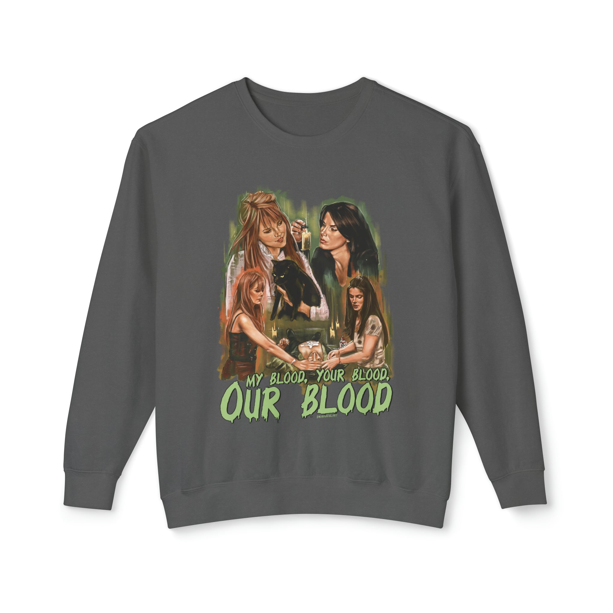 My Blood Your Blood Our Blood Crewneck Sweatshirt - Unisex Casual Pullover for Streetwear & Everyday Comfort