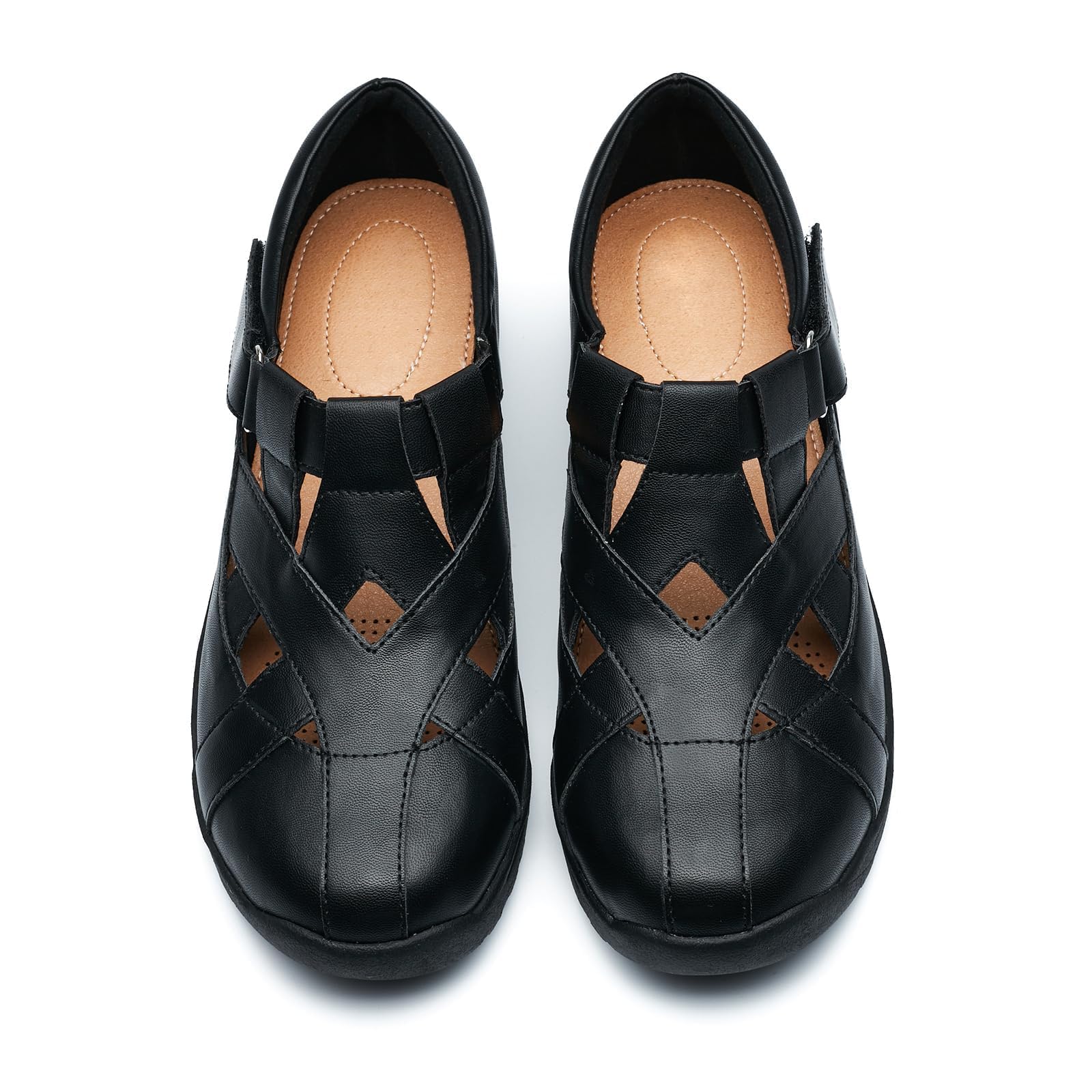 VERDASCO Women's Wide Width Loafers - Comfortable Casual Flats & Sandals for Work, Travel & Everyday Wear - Classic Dressy Slip-On Shoes for Wide Feet