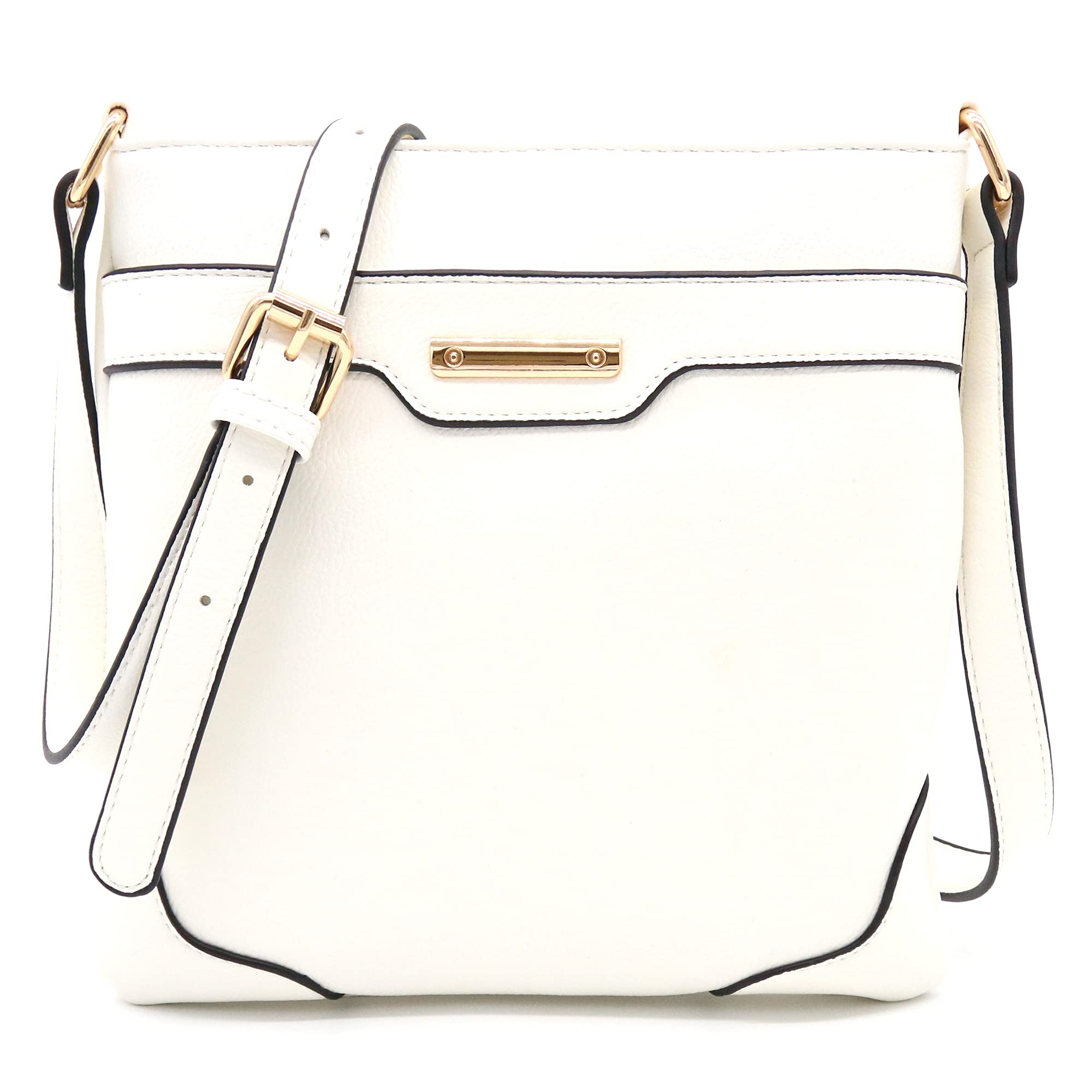 Stylish Medium Crossbody Bag for Women - Gold Plated Classic Purse - Perfect for Work, Travel & Everyday Use