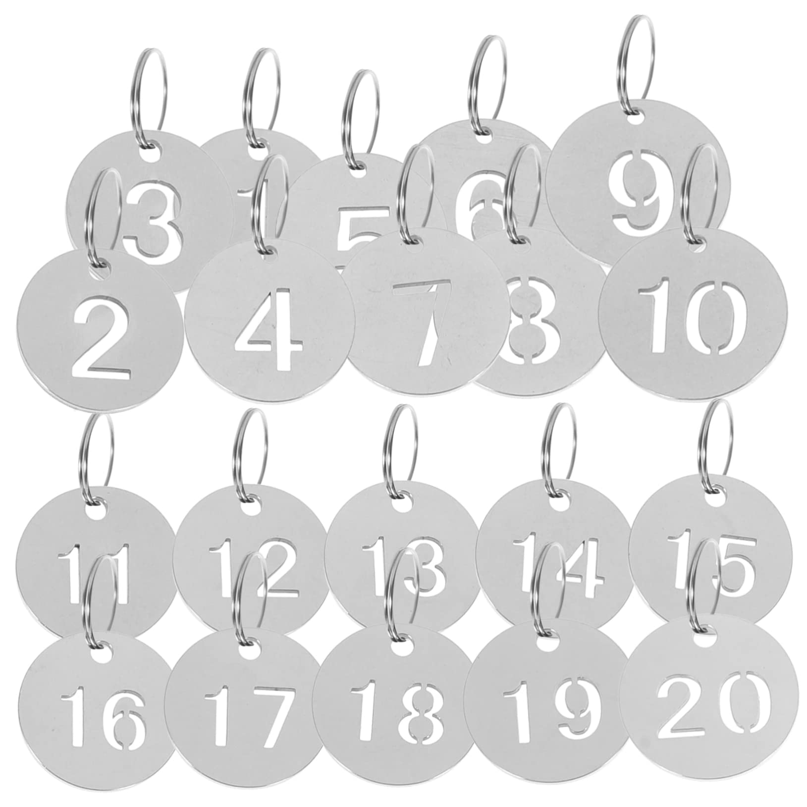 WATIIFUFU 100 Pack Stainless Steel License Plate Frames - Trendy Number Plates with Hanging Chains - Perfect for Car Decoration, DIY Projects & Party Favors (Silver)
