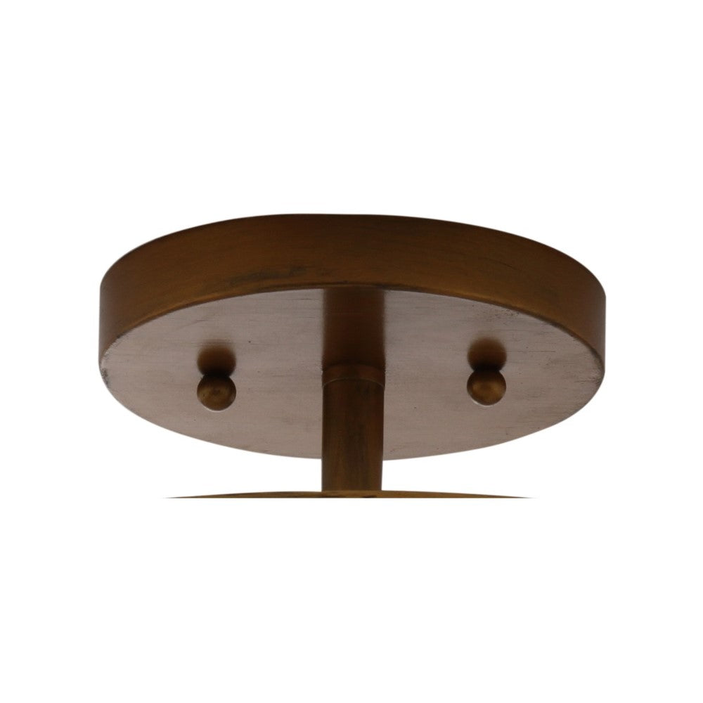Elizabeth Metal LED Flush Mount Ceiling Light - Modern Round Fixture with Dimmable Bright White Lighting - Perfect for Bedroom, Kitchen, Hallway and Office Spaces