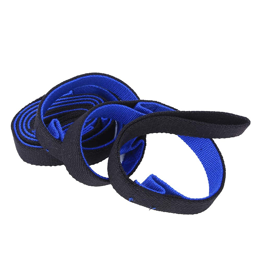 AYNEFY 2m Yoga Strap - Premium Stretch Belt for Flexibility Training, Leg Exercise & Gym Workouts - Ideal for Yoga, Pilates, Home Fitness & Stretching Routines