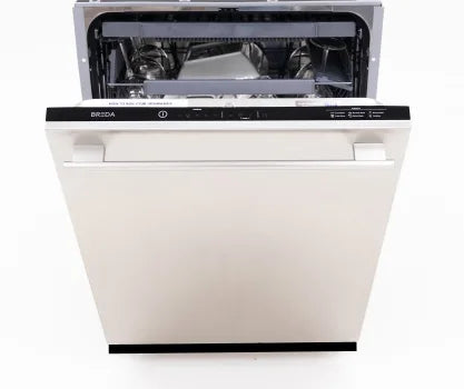 Breda LUDWT30250 Panel Ready Dishwasher - 3 Loading Racks, 24 Inch Built-In Dishwasher for Kitchen, Stainless Steel Interior | Perfect for Modern Homes & Restaurants