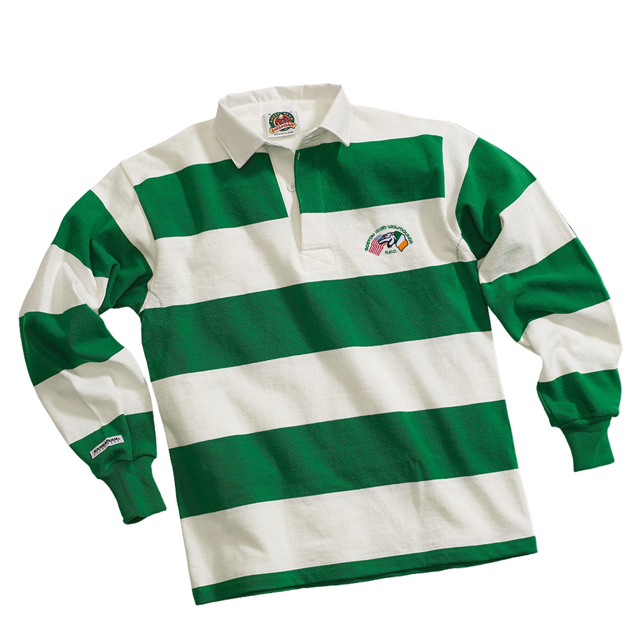 Boston Irish Wolfhounds YRFC 4 Inch Stripe Jersey - Premium Rugby Jersey for Fans & Players - Perfect for Games, Training & Fan Support