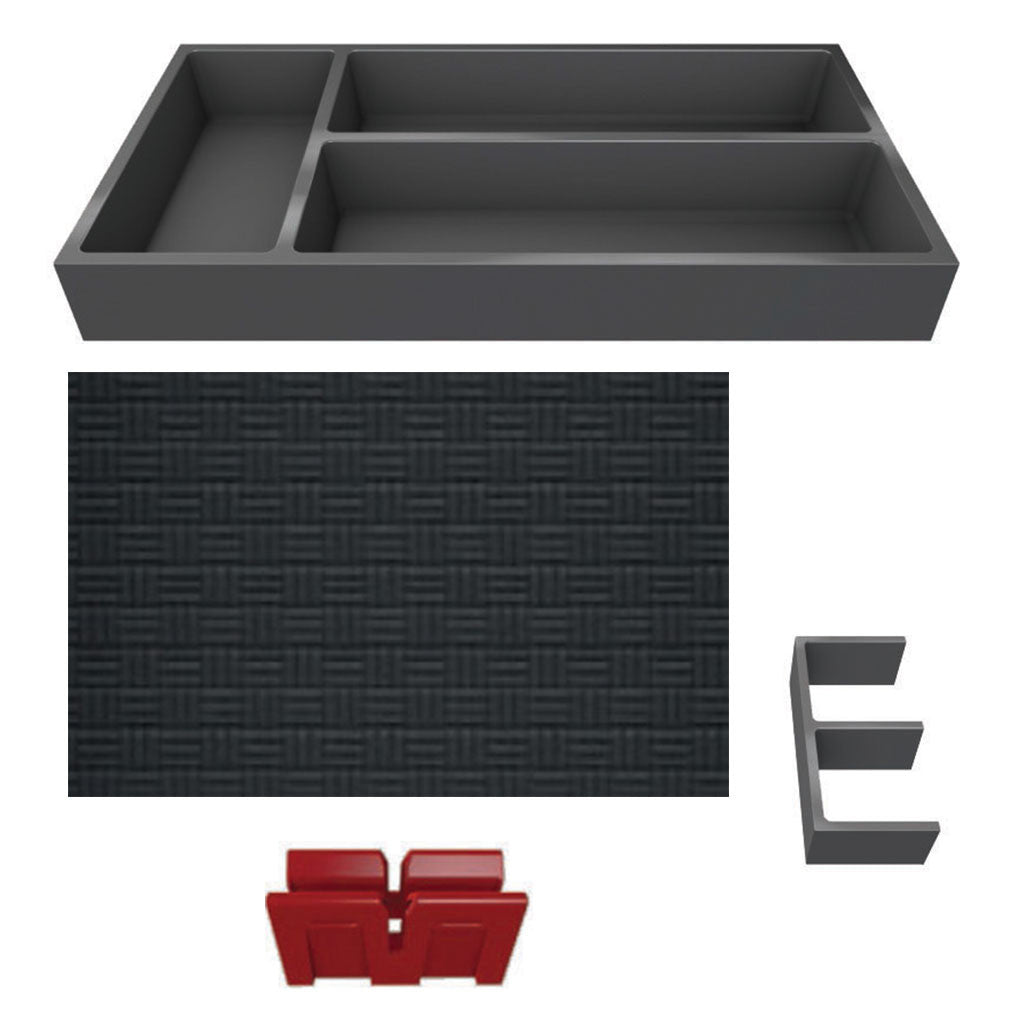 Connect Drawer Insert Organizer - Expandable Storage Solution for Kitchen, Office & Bathroom | Perfect for Utensils, Makeup & Office Supplies