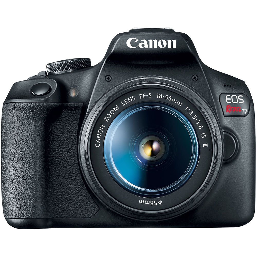 Canon EOS Rebel T7 DSLR Camera with EF-S 18-55mm IS II Lens Kit - Professional Photography for Beginners, Travel & Family Memories