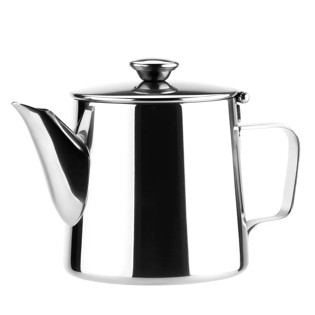 Premium 12 Oz Stainless Steel Teapot with Built-in Strainer - Perfect for Loose Leaf Tea, Herbal Infusions & Home Brewing - Ideal for Kitchen, Office & Tea Lovers Gift