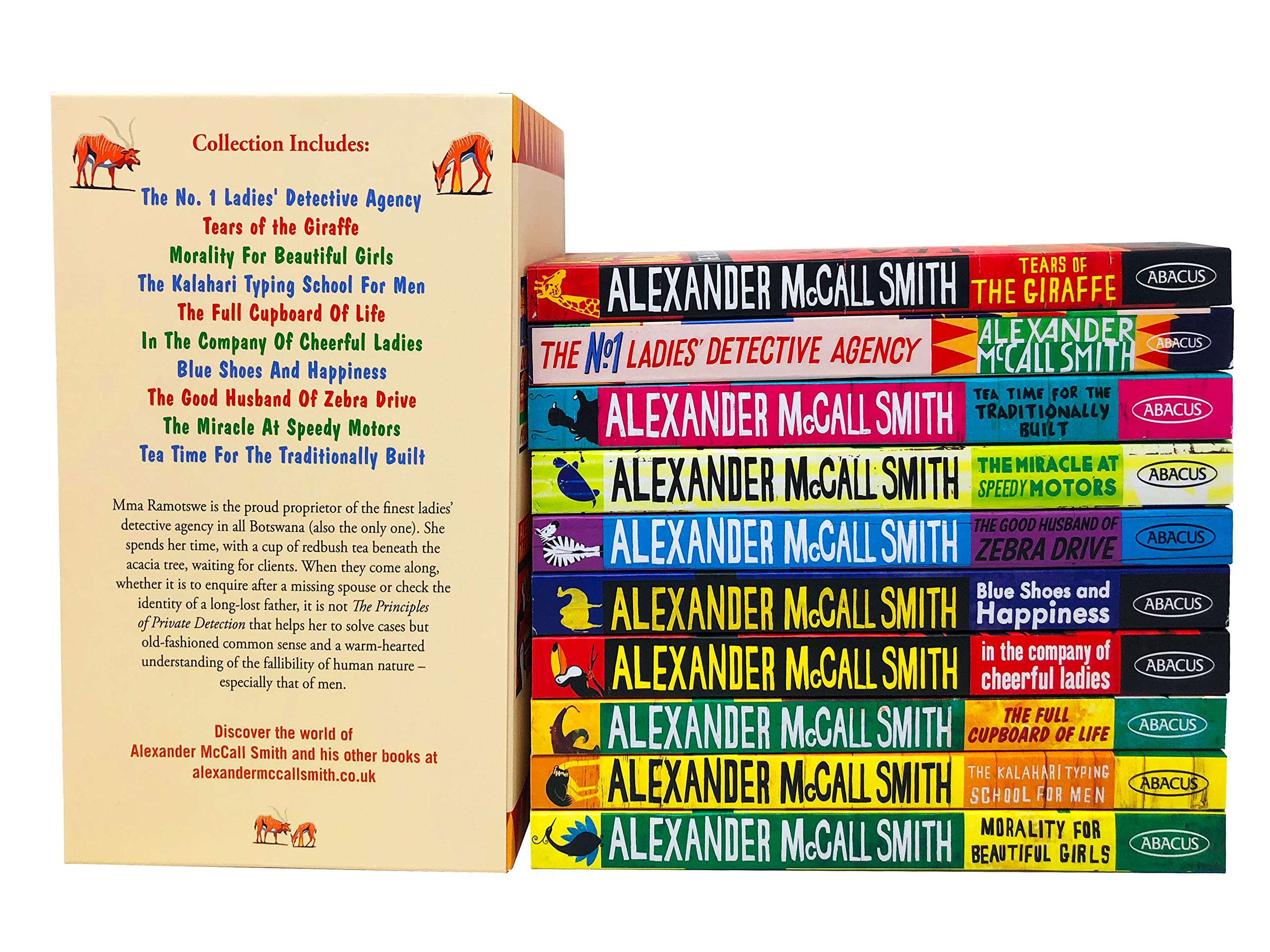 Alexander McCall Smith No. 1 Ladies' Detective Agency Series 1-10 Book Set | Complete 10-Novel Collection | Perfect for Mystery Lovers & Book Club Discussions