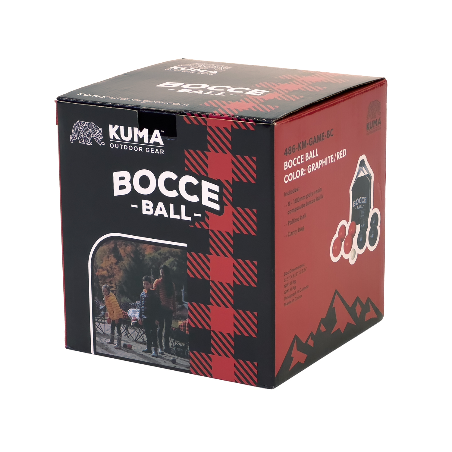 Premium Bocce Ball Set - 8 Regulation Size Balls & Pallino - Outdoor Lawn Games for Backyard, Beach & Picnic Fun - Perfect for Family Gatherings & Tailgate Parties