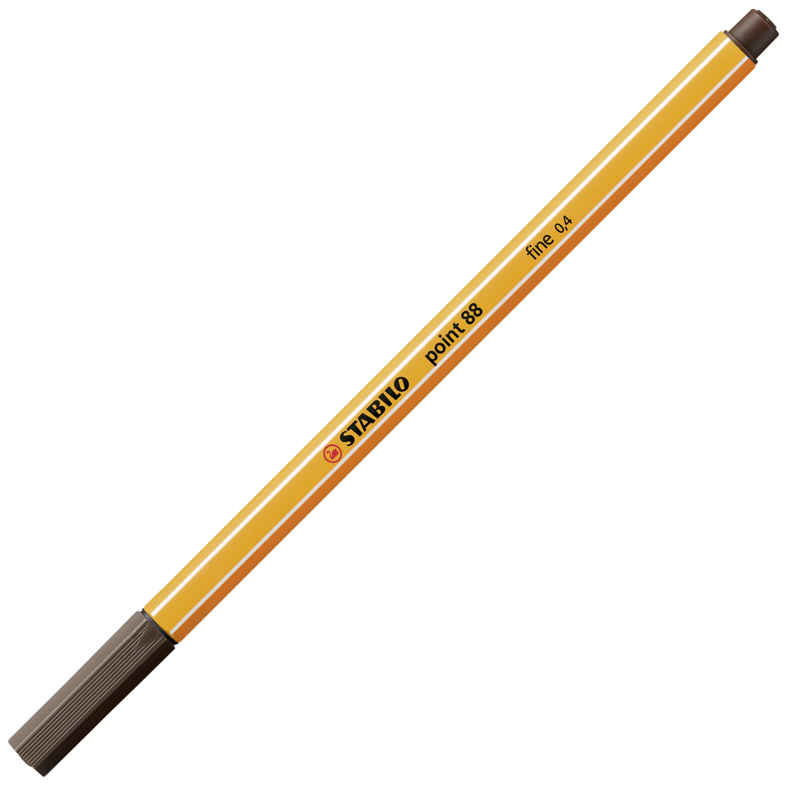 STABILO Point 88 Fineliner Pen - Umber for Sketching & Note Taking