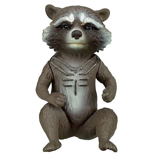 Guardians of the Galaxy Vol. 3 Rocket Raccoon Collectible Figure - Takara Tomy 2 Inch Mini Action Figure for Marvel Fans, Display & Gift Giving