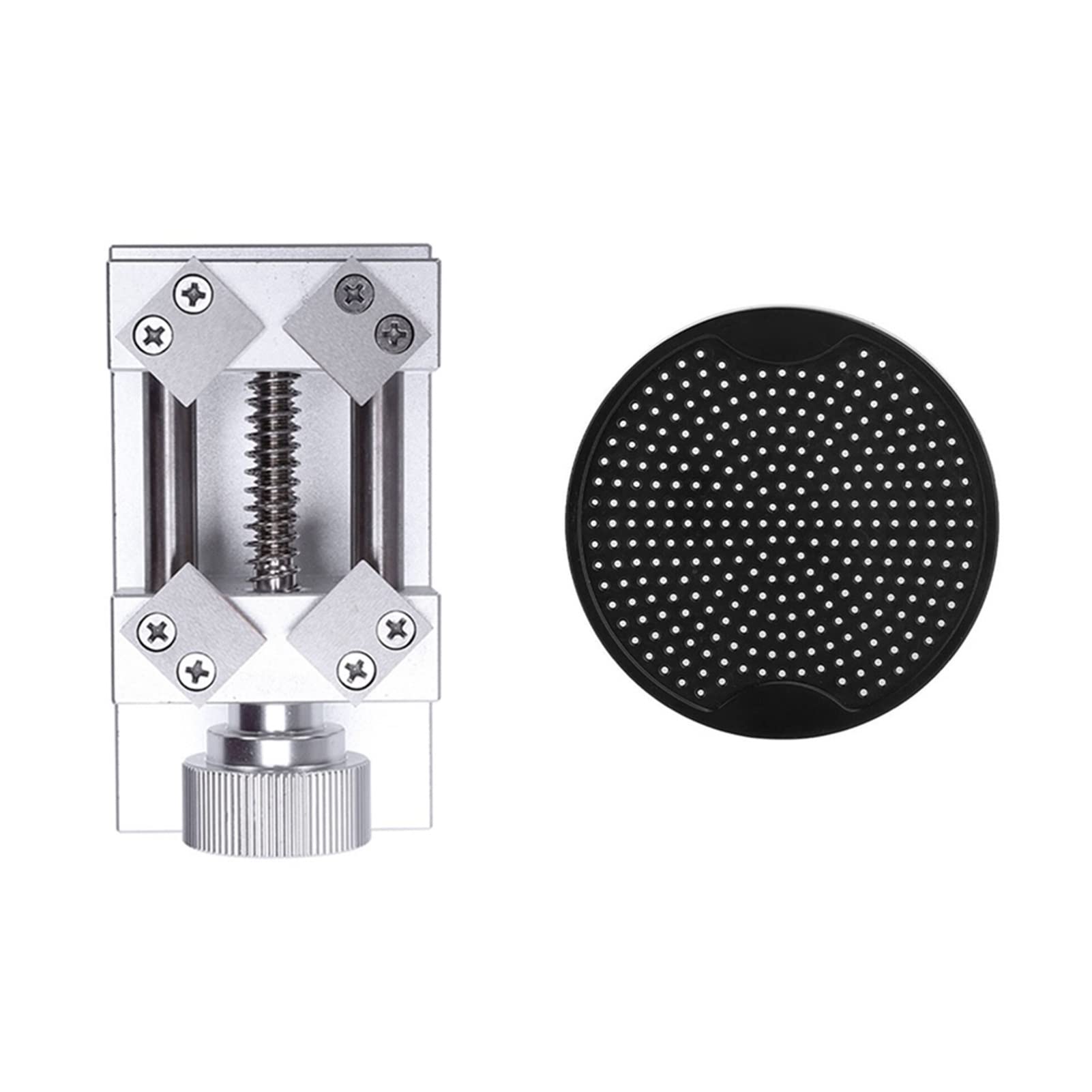 Premium Silver Watch Bezel Removal Tool with 7153 Watch Dial Support - Professional Watchmaker Repair Accessory Kit for Rolex, Omega & Luxury Watches (Silver) - Perfect for Watch Repair Shops & DIY Enthusiasts
