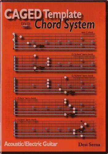 Guitar CAGED Template Chord System Instructional DVD - Master Guitar Chords for Beginners & Intermediate Players - Perfect for Home Practice & Music Lessons