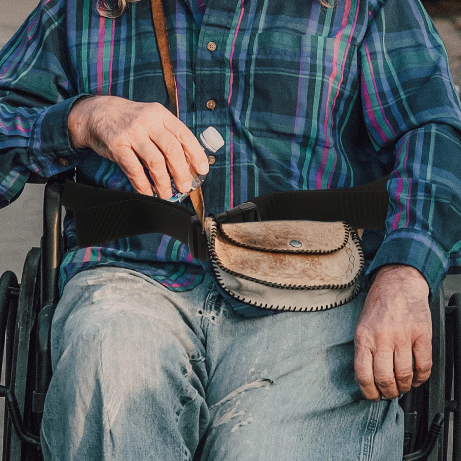 Adjustable Wheelchair Straps - Heavy Duty Support & Safety Strap for Wheelchairs - Secure & Comfortable Mobility Aid for Elderly & Disabled - Perfect for Home, Hospital & Travel Use