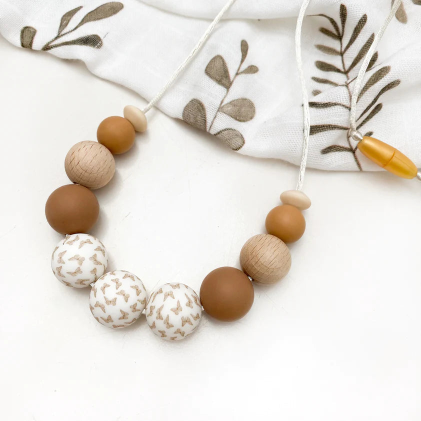Spring Bloom Silicone Necklace - Boho Butterfly Pendant for Women | Trendy Fashion Jewelry for Everyday Wear & Boho Outfits