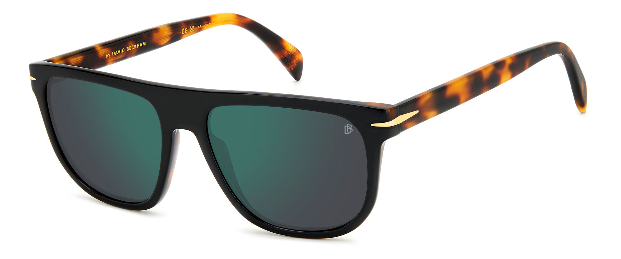 David Beckham DB7111/S Sunglasses - Polarized Aviator Style for Men & Women - Perfect for Driving, Travel & Outdoor Activities