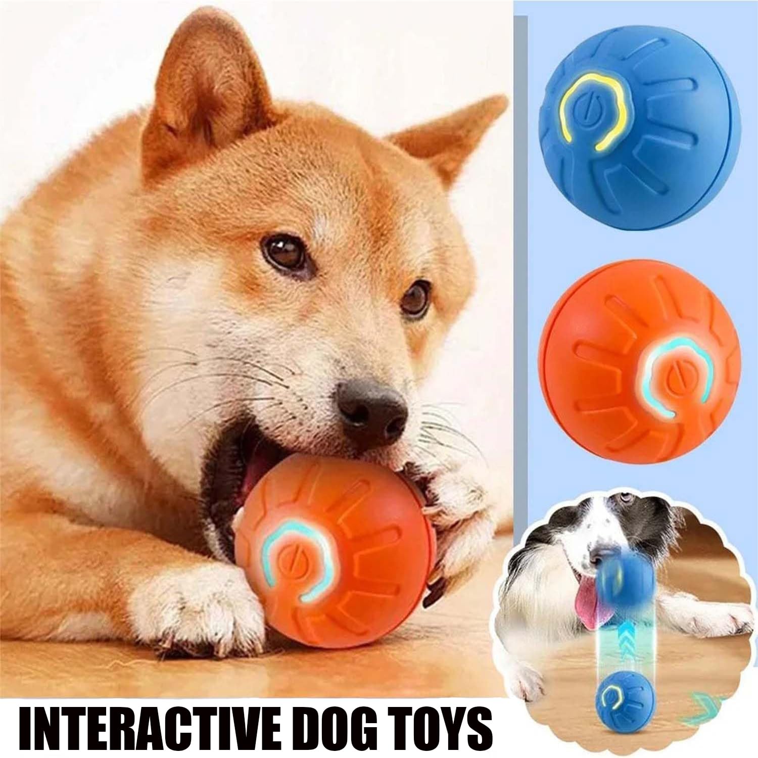Interactive Shaky Vibrating Ball Toy for Dogs - Automatic Moving & Shaking Dog Ball for Playtime, Training & Exercise - Fun Pet Toy for Small & Large Breeds