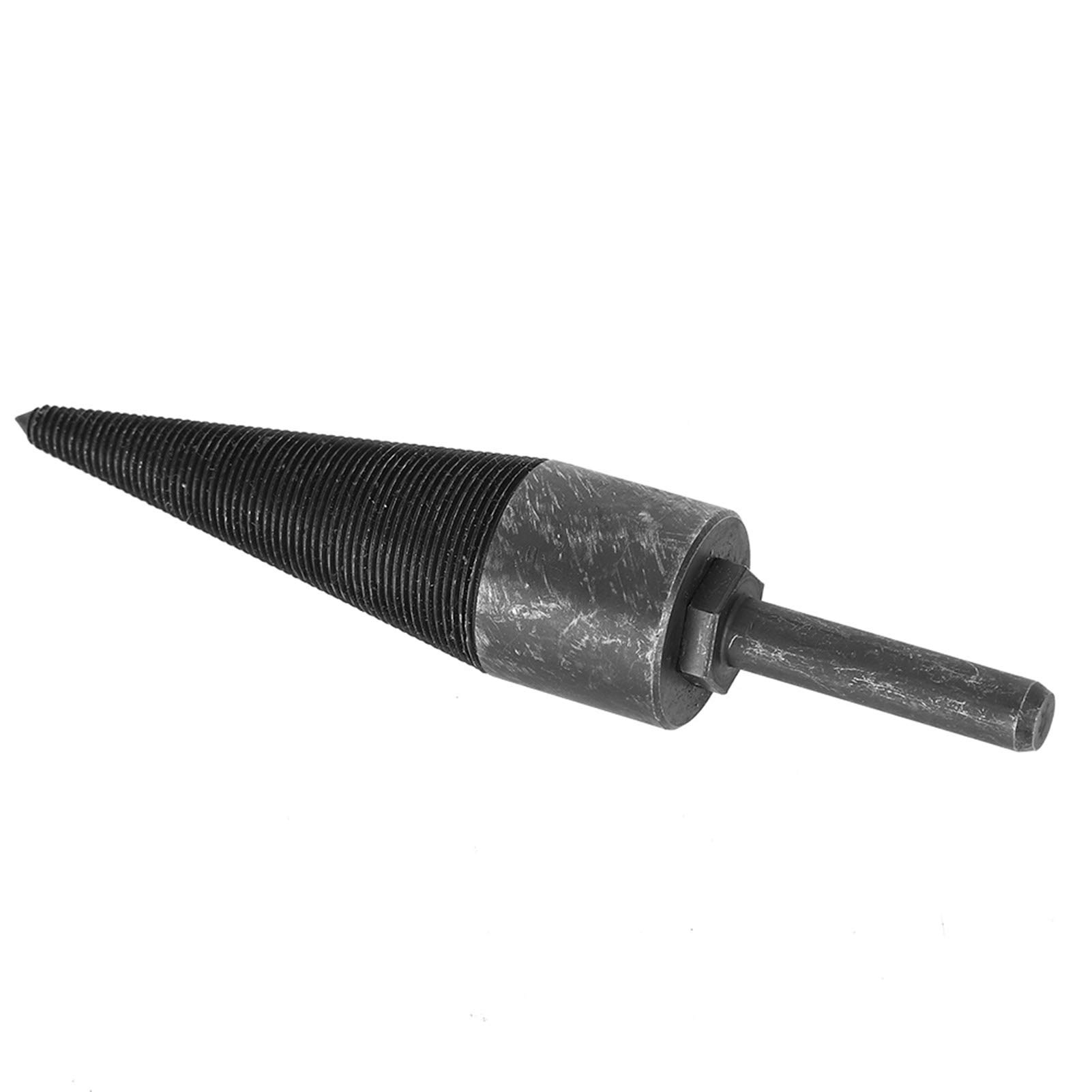 1.3 Inch High Hardness Wood Splitter Drill Bit - Firewood Splitting Cone Reamer Punch Tool for Home Woodworking & DIY Projects | Perfect for Log Splitting, Fireplace Wood Preparation & Outdoor Camping