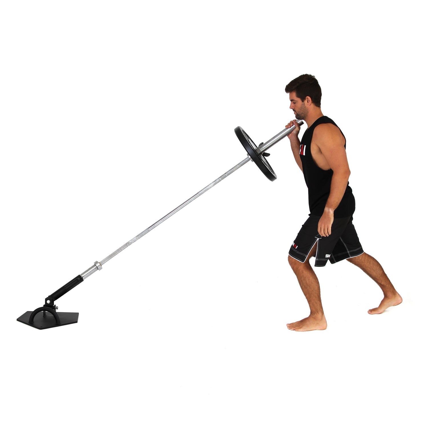 Landmine Attachment with Handles - Heavy Duty Fitness Equipment for Strength Training - Perfect for Home Gym, CrossFit & Functional Workouts