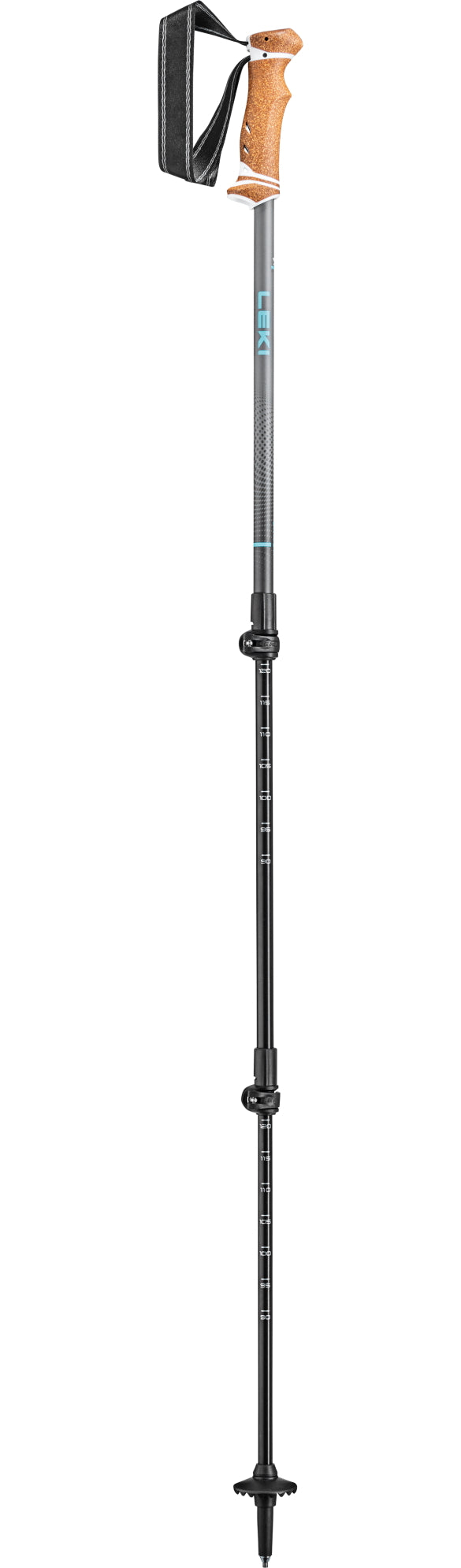 Leki Lhasa Trekking Poles - Lightweight Aluminum Hiking Sticks with Cork Grips for Men & Women - Perfect for Mountain Climbing, Backpacking, and Outdoor Adventures