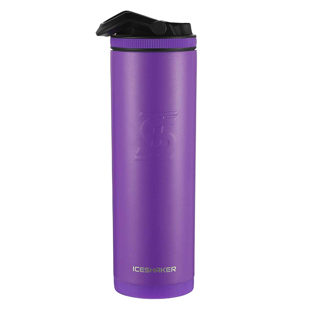 Custom 20oz Purple Sports Water Bottle - Leak Proof & BPA Free - Perfect for Gym, Hiking & Outdoor Activities