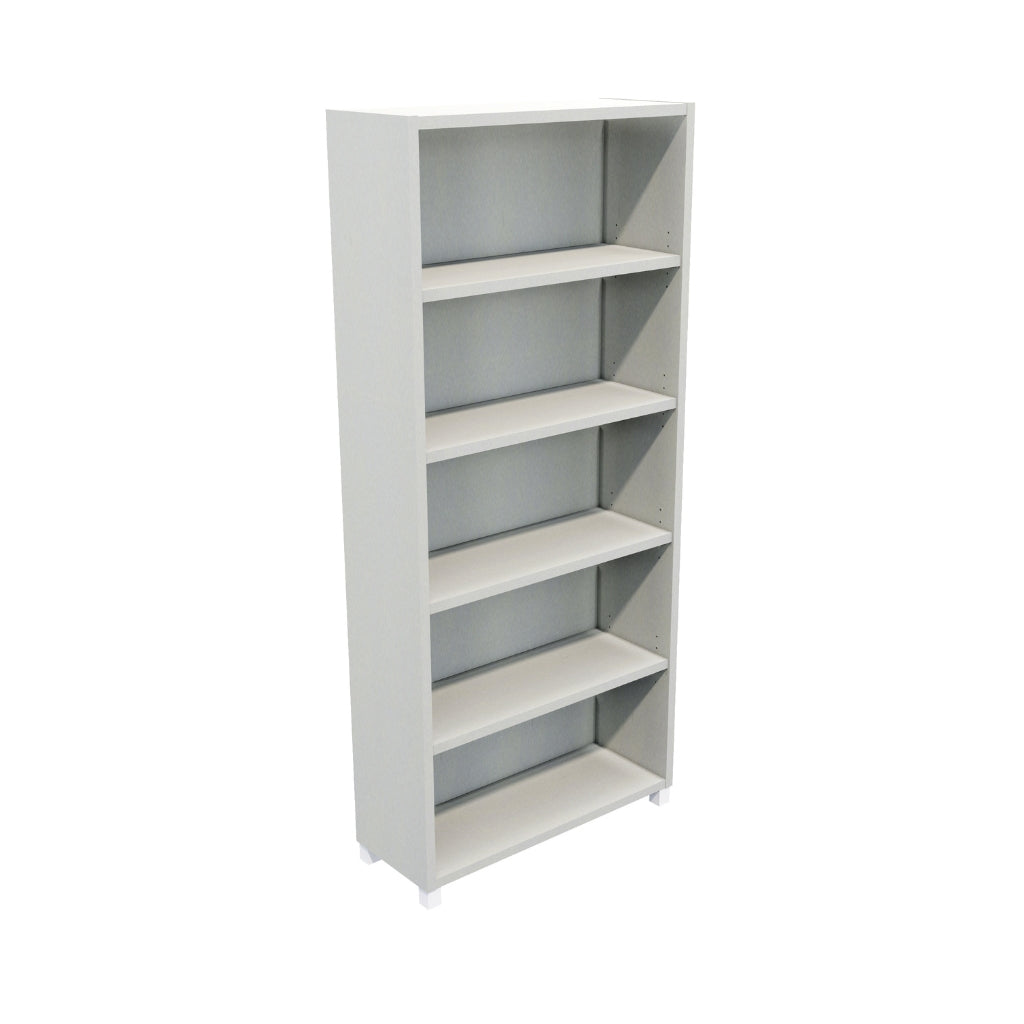 Customizable Forme Commercial Bookcase with Feet - Stylish Storage for Office, Living Room & Library - Multiple Color Options Available