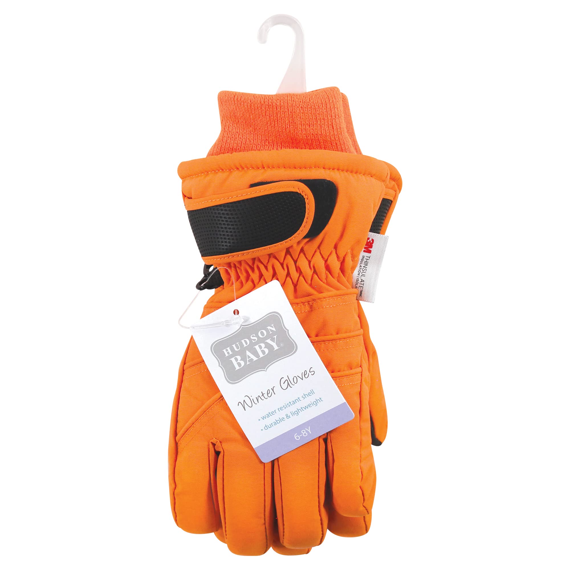 Hudson Baby Unisex Winter Snow Gloves for Toddlers 3-4 Years - Warm Waterproof Mittens for Kids - Perfect for Snow Play, Skiing & Outdoor Winter Activities