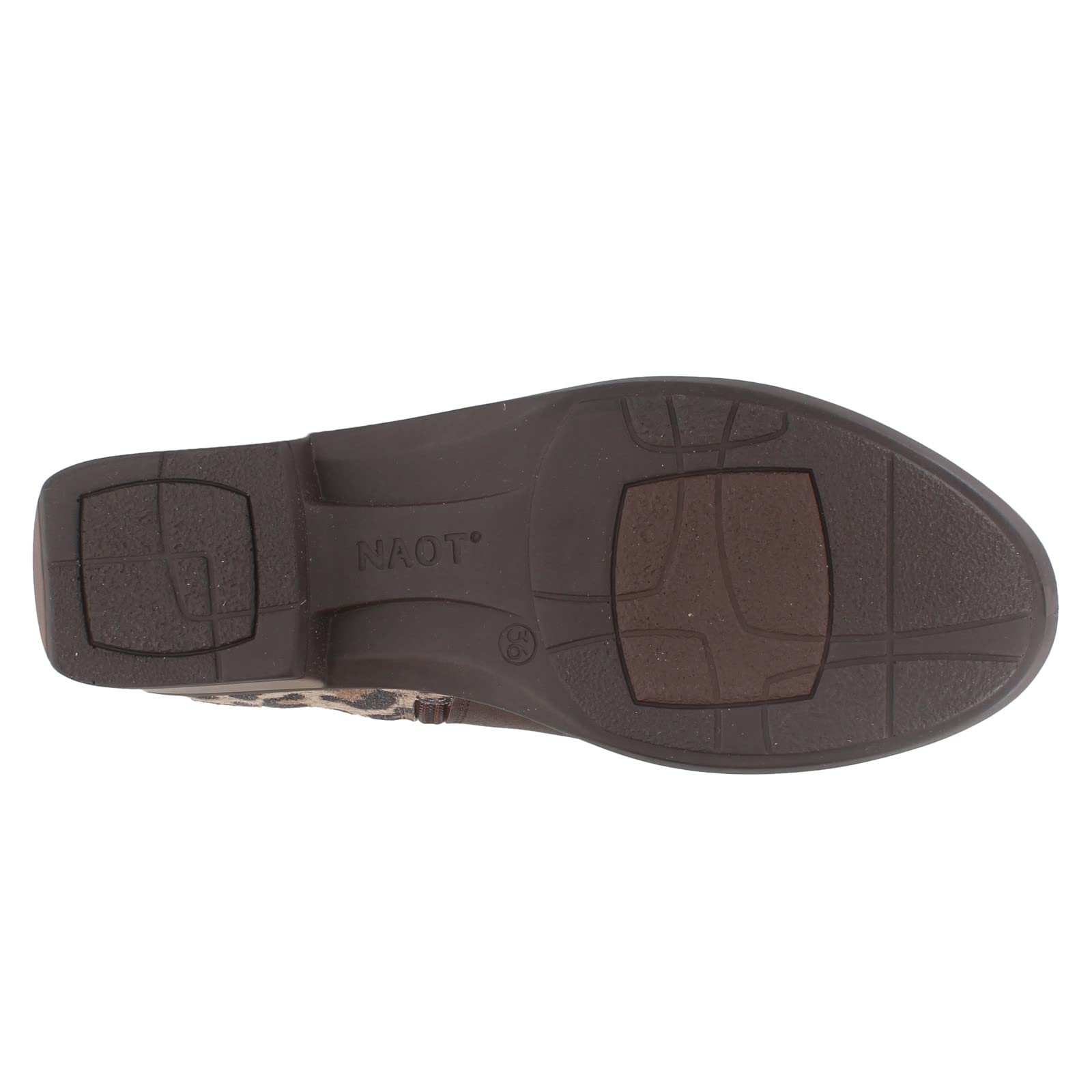 NAOT Women's Helm Ankle Bootie - Comfortable Cork Footbed with Arch Support - Double Zipper Low Heel Boots for Travel & Walking - Lightweight & Removable Footbed - Perfect for Work, Travel & Everyday Wear