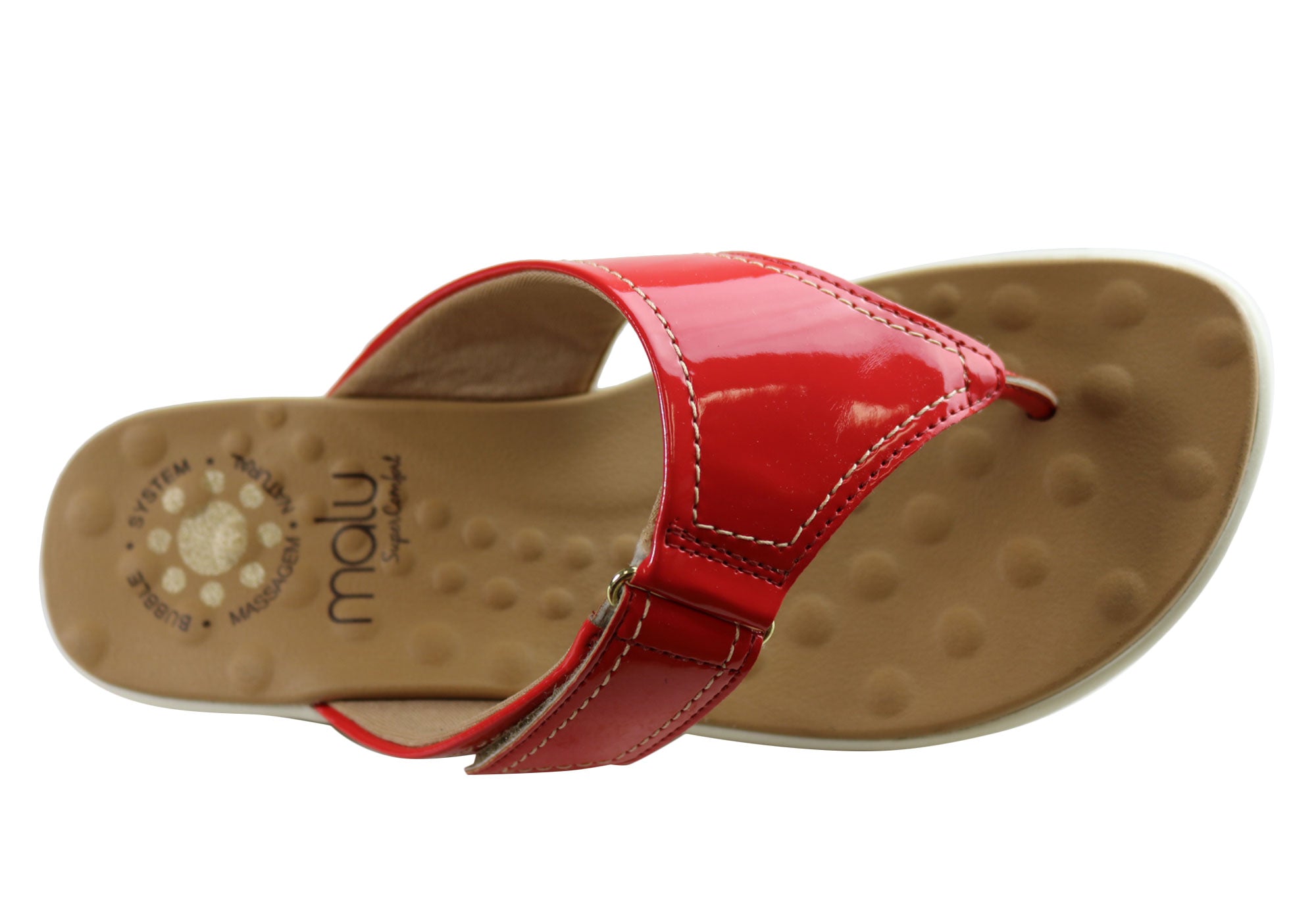 Malu Supercomfort Bronwyn Women's Comfort Thongs Sandals - Made in Brazil - Perfect for Beach, Pool & Summer Casual Wear
