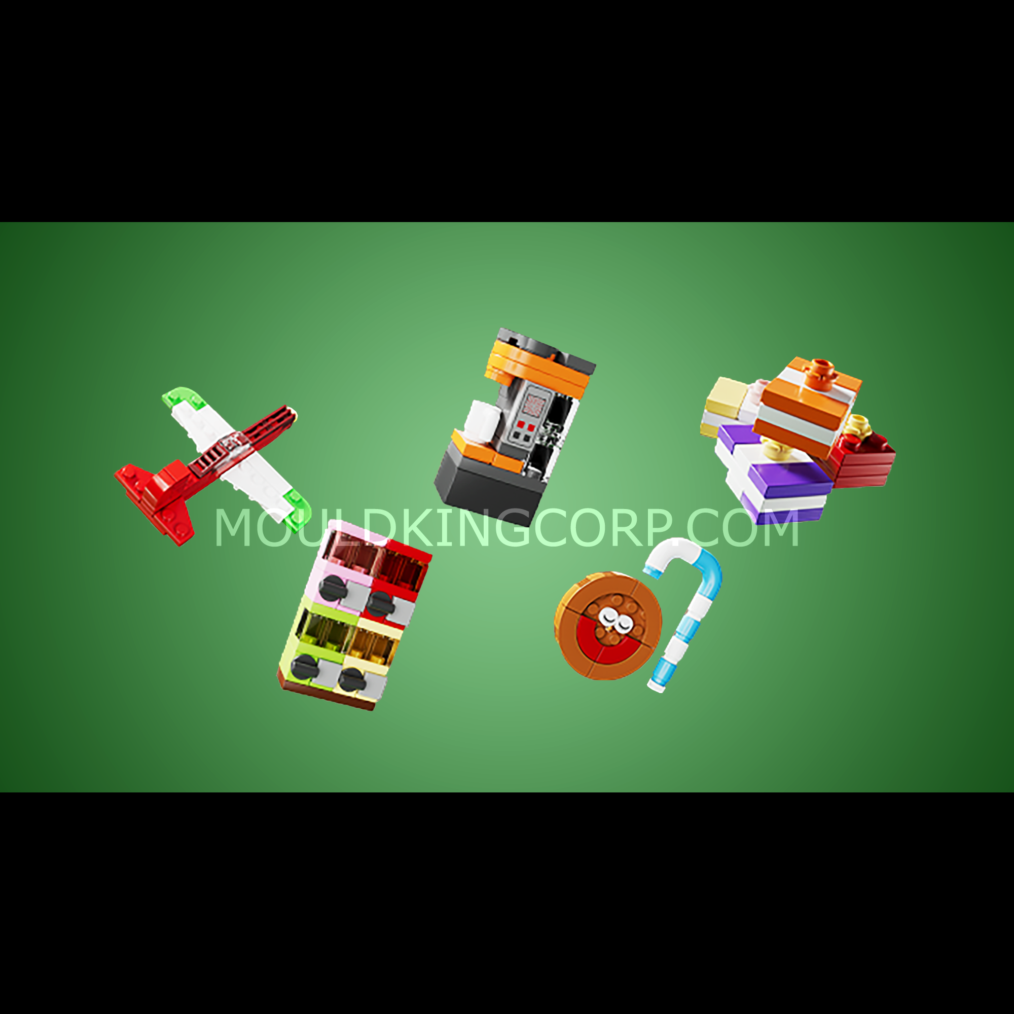 Mould King 10164 Christmas Advent Calendar Building Blocks Set - 694 Pieces | Holiday Countdown DIY Toy for Kids & Adults | Perfect for Christmas Decorations & Gift Giving