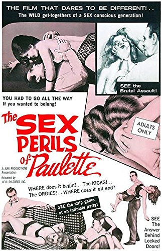 Vintage 1965 The Sex Perils of Paulette Movie Poster - Classic Cult Film Memorabilia - Perfect for Home Theater Decor & Movie Collector Displays