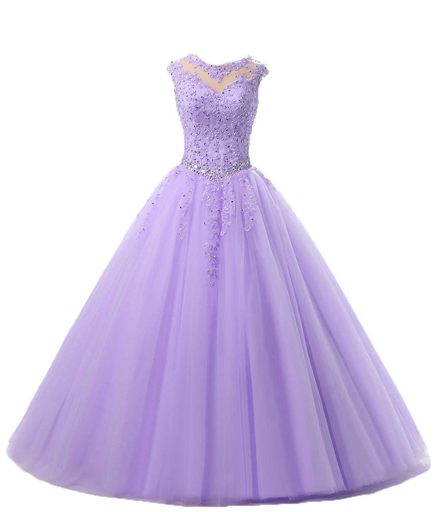 Elegant Blush Pink Quinceanera Dress with Beading & Lace Appliques - Long Ball Gown for Sweet 16, Prom & Special Occasions | Perfect for Quinceañera Celebrations, Debutante Balls & Formal Dances