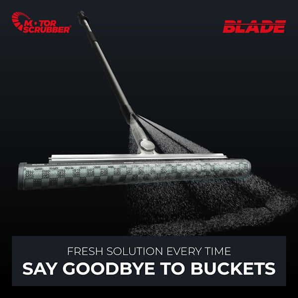 MotorScrubber Blade - The Ultimate Electric Spin Mop System for Floors, Tile & Hardwood - Perfect for Home Cleaning, Kitchen & Bathroom