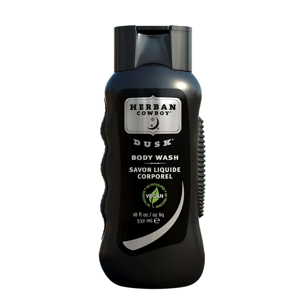 Herban Cowboy Dusk Body Wash for Men - 18 fl oz with Cedar, Lavender, Lime & Sandalwood Scent | Moisturizing & Refreshing Shower Gel for Daily Use, Gym & Post-Workout