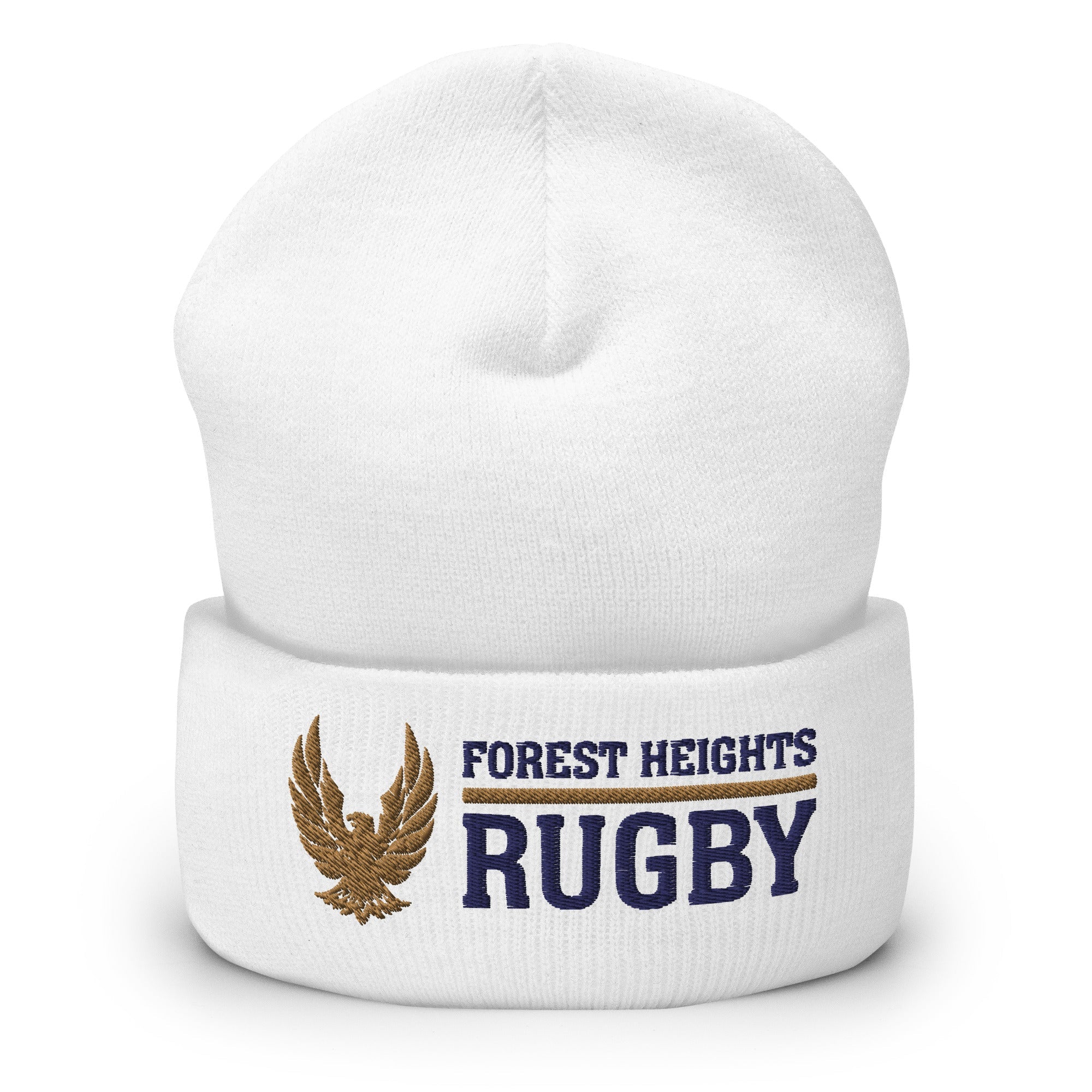 GHFH Rugby Cuffed Beanie Hat for Men & Women - Warm Winter Skull Cap with Foldable Brim - Perfect for Football, Rugby Games & Outdoor Activities
