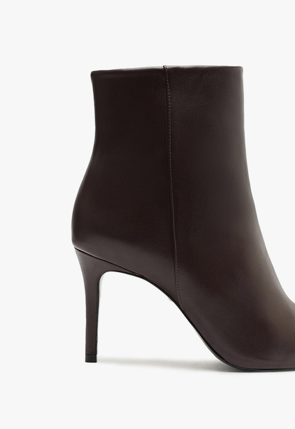 Mikki Nappa Leather Bootie Women's High Heel Ankle Boots - Fashionable & Comfortable for Party, Work & Night Out