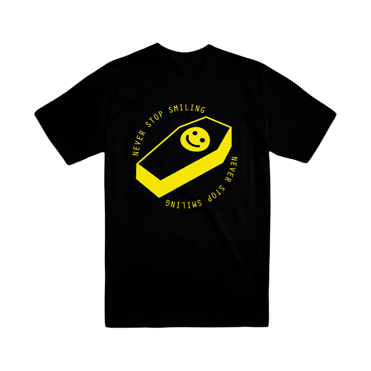 Never Stop Smiling T-Shirt - Soft Cotton Comfort Tee for Men & Women - Perfect for Casual Wear, Workouts, and Everyday Outfits