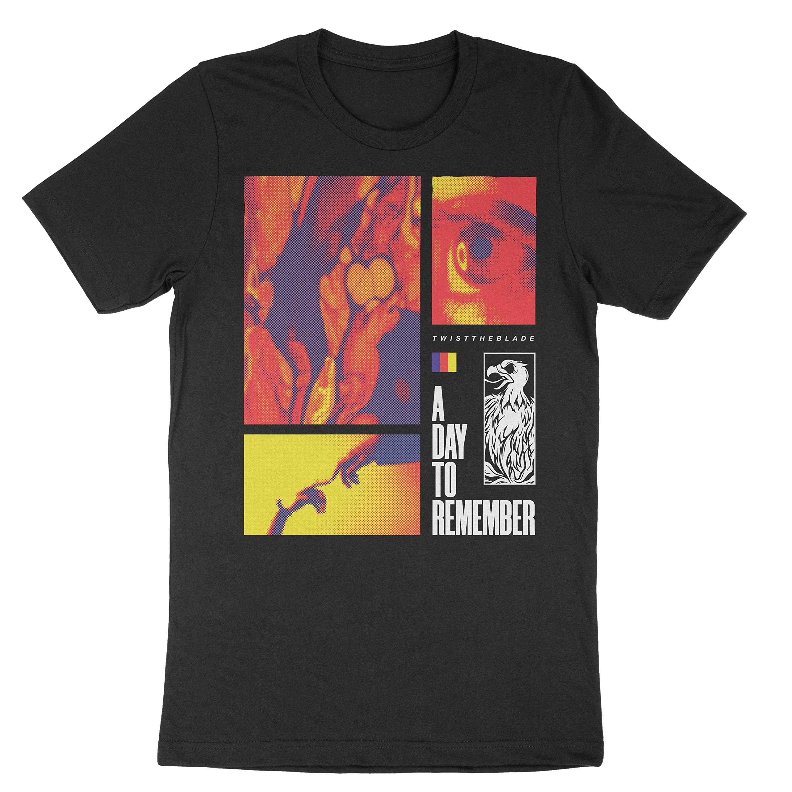 A Day To Remember Unisex Twist Blade Graphic Tee - Trendy Band T-Shirt for Concerts, Casual Wear & Fan Merchandise