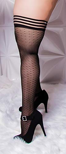 Kix'ies Thigh High Stockings for Women - Sexy Maternity Lingerie & Supportive Pantyhose | Perfect for Pregnancy Comfort, Nursing, and Special Occasions