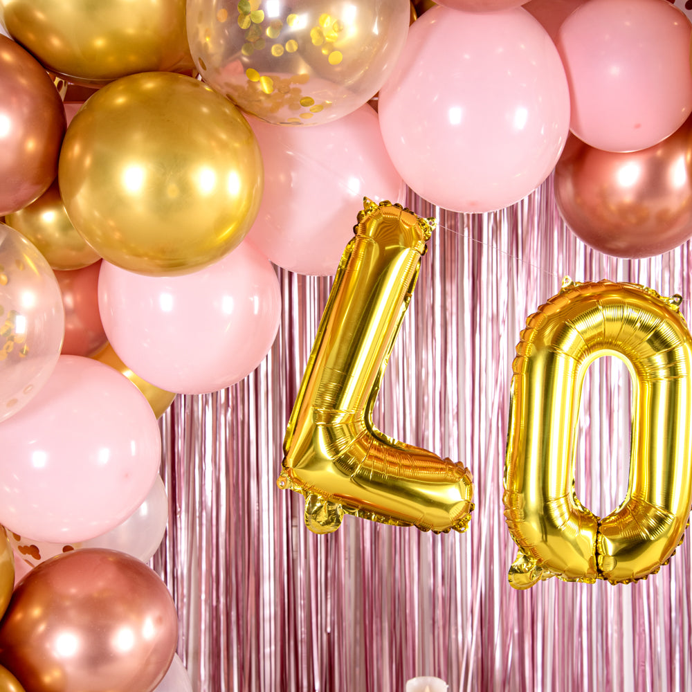 Balloonify Gold Mylar Letter L Balloon - 16 Inch Large Foil Alphabet Balloon for Birthday Party Decorations, Baby Showers & Graduation Celebrations - 1 Count Box