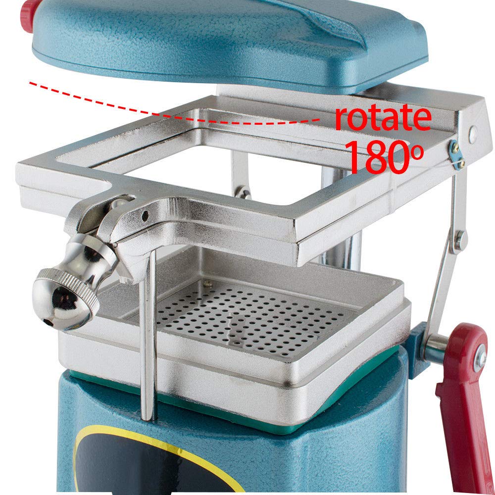 Professional XUX Dental Vacuum Former Machine - 1000W High Power Dental Plate Thermoforming Laminator for Dentures, Night Guards & Aligners - Perfect for Dental Labs & Orthodontic Clinics