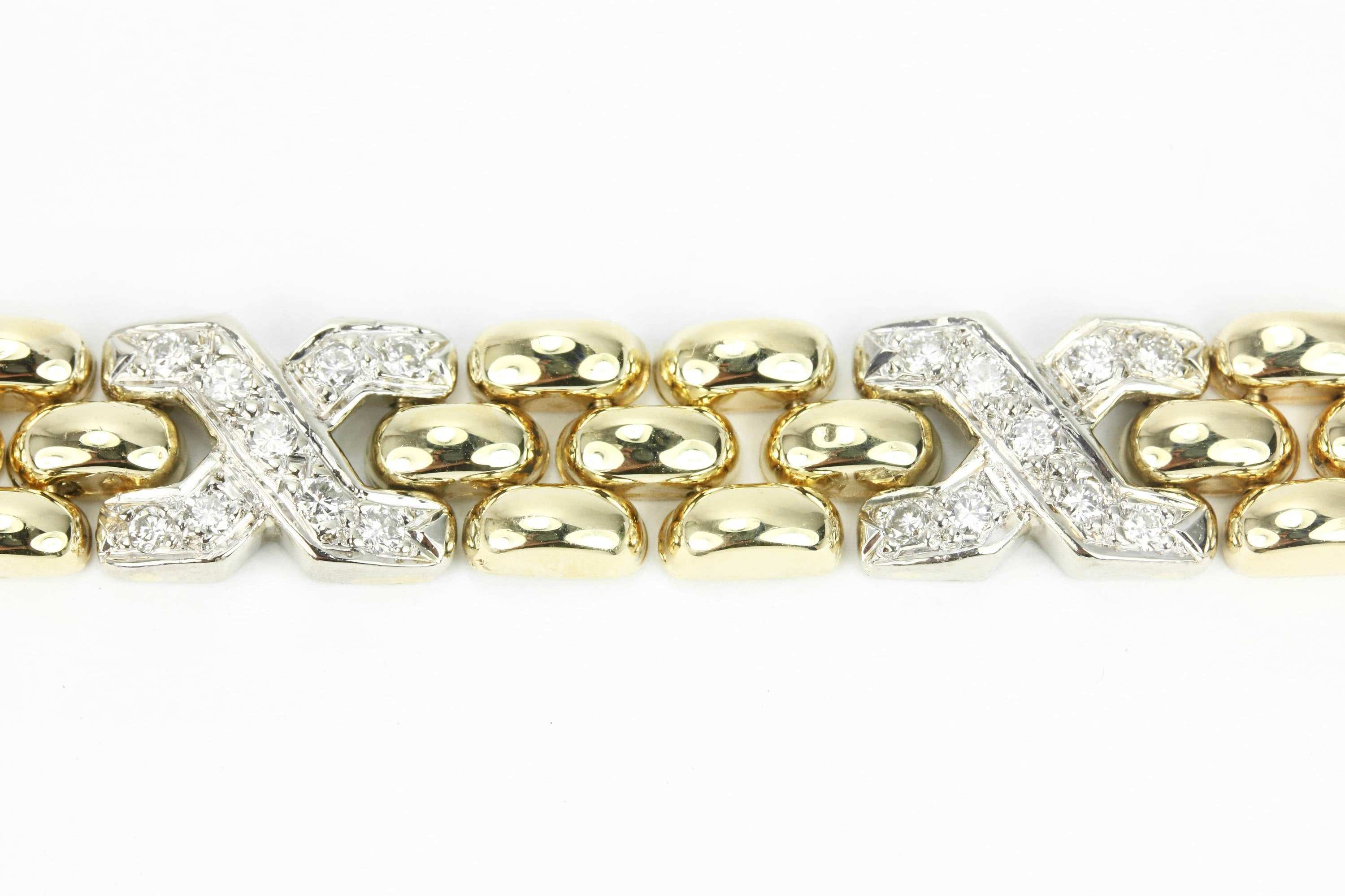 1.15 Carat Total Weight (TCW) Diamond XS Tennis Bracelet in 14K Gold - Elegant Jewelry for Women, Perfect for Weddings, Parties & Special Occasions