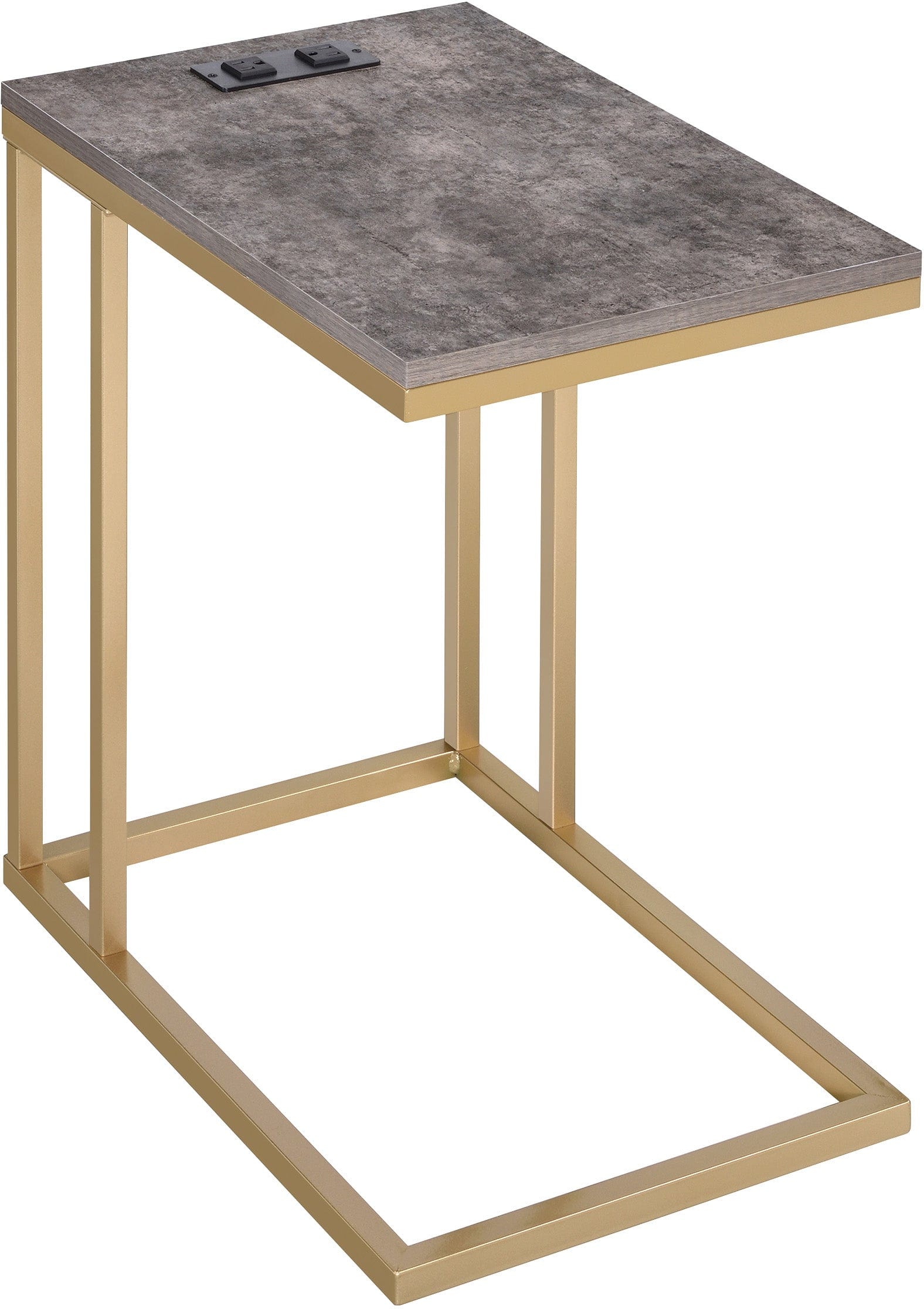 Office Star Norwich C Table - Adjustable Side Table for Office, Living Room & Bedroom - Compact & Durable Design for Laptops, Drinks & Books