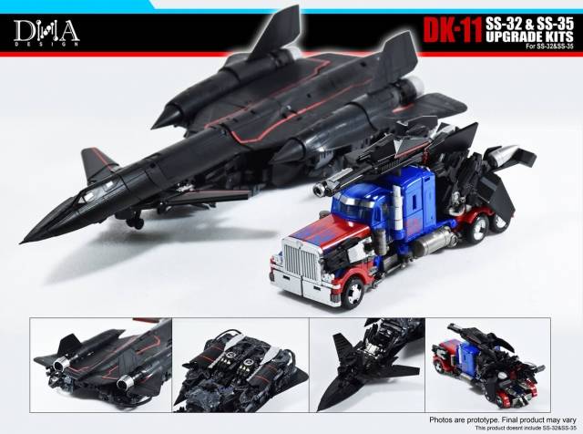 DNA Design DK 11 Upgrade Kit for Transformers Studio Series Jetfire & Optimus Prime SS-32 SS-35 - Enhance Your Figures for Display & Customization