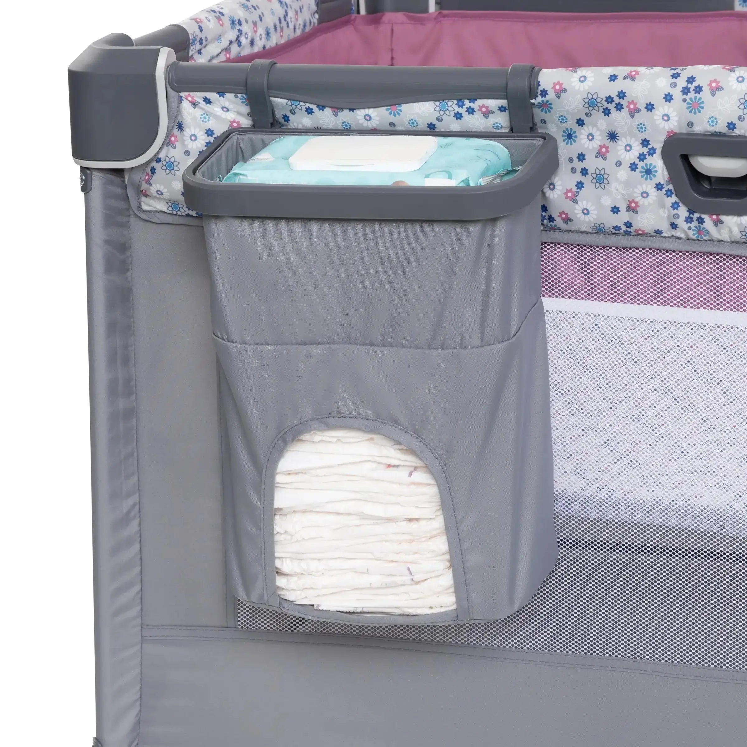 Portable Baby Playard with Rocking Cradle - Lightweight Nursery Den Playpen for Newborns & Toddlers - Perfect for Home, Travel & Daycare Use