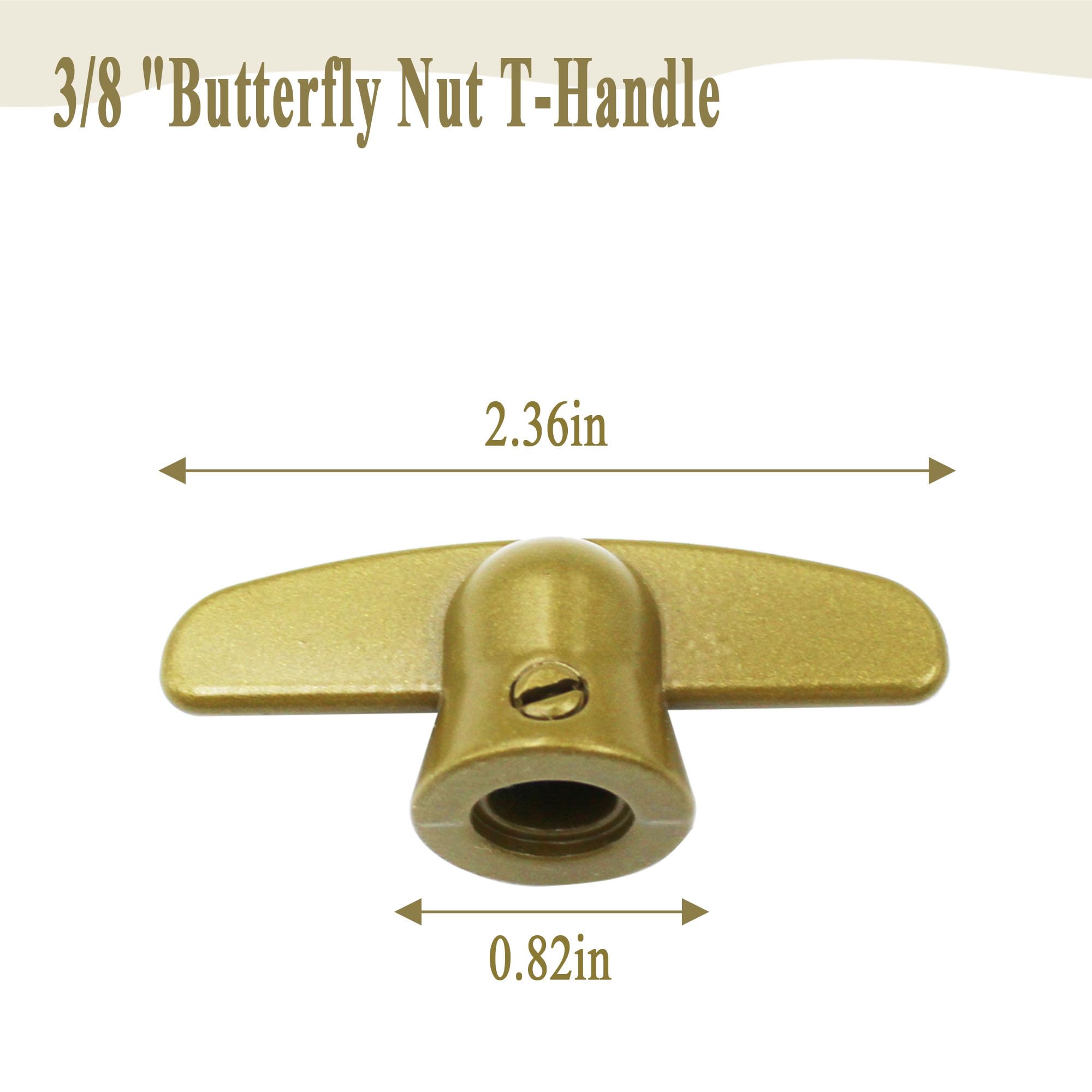 Pella Window T-Crank Handle Replacement - 3/8