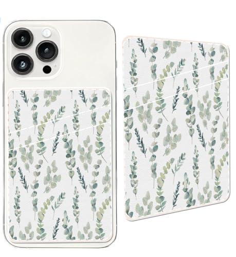White Cute Boho Leaf
